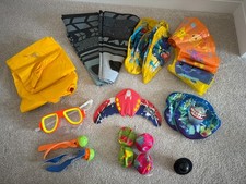 Holiday Pool Inflatable Bundle Tyre Lilo Toddler Ring Beach Ball Goggles Sinker