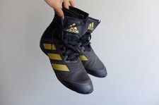 Adidas Speedex 18 Boxing Boots Sparring Boxing Trainers Shoes Black UK 9 2018
