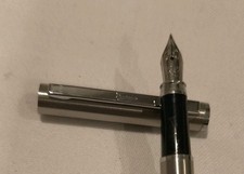 Silver Syprea Fountain Pen with IRIDIUM POINT Germany Nib Excellent Condition