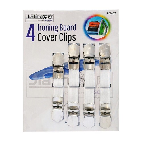 Ironing board cover - board, fasteners
