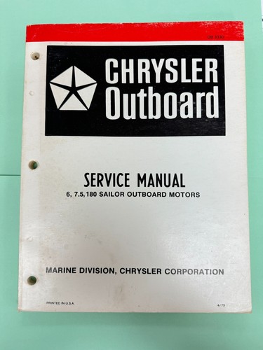 1980 chrysler outboard - chrysler,