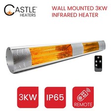 3KW Infrared Electric Heater Garage Bodyshop Paint shop Wall Mounted Remote