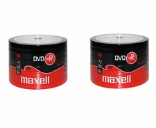 100 Maxell DVD-R RECORDABLE
