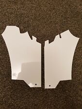 FOCUS MK2 RS/ST FACELIFT, HIGH GLOSS WHITE 2mm ACRYLIC CAPPED SLAM PANEL INFILLS