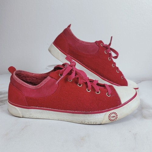 Ugg women evera red sherpa - women's,
