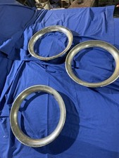 3x Mercedes W108 W109 A1134010445 WHEEL ring hub cap chrome 14 inch 127