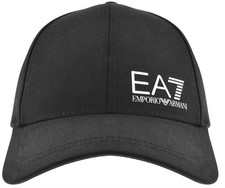 Cap EA7 Emporio Armani Train Core U Logo Baseball hat Iron Gate White New