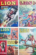 Vintage Lion Annual For Boys