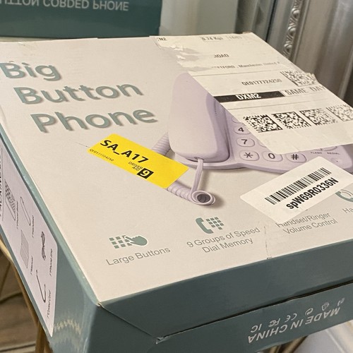 New big button phone - new, seniors