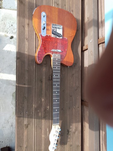 Hand built telecaster - hand, telecaster.mahogany