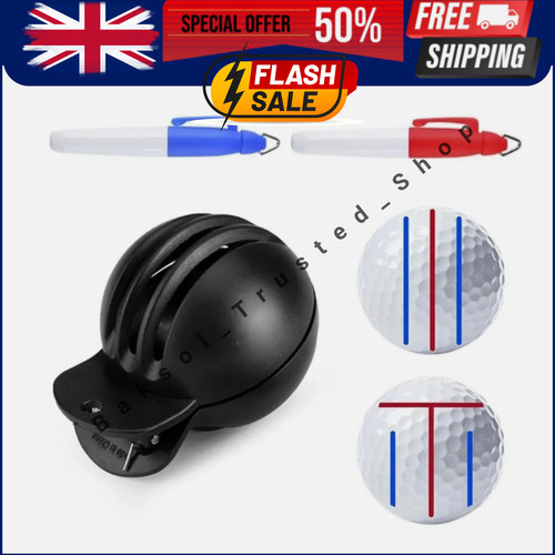 Golf ball liner marker - ball, pen