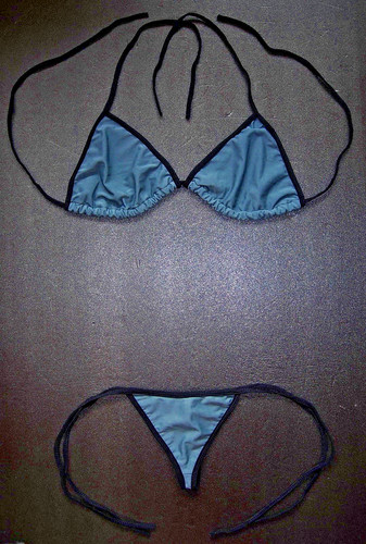 Sexy micro dark grey - dark, g-string