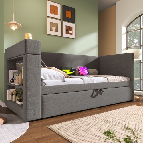 Daybed with pull - with, out
