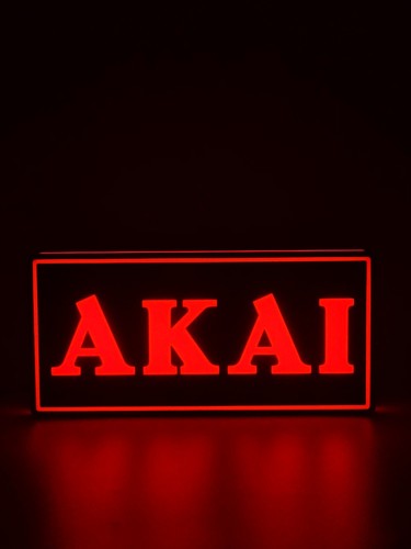 Akai black light - black, box