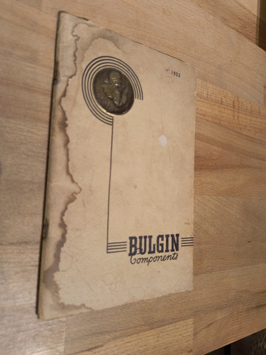 Vintage 1953 bulgin components - 1953,