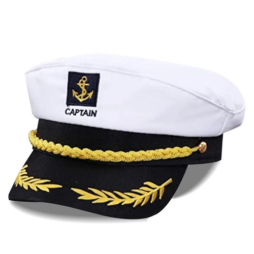 Navy captain hat skipper yacht - navy,