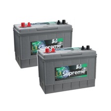 2 x LUCAS LX31 Ultra Deep Cycle Leisure Marine Battery 3 years Warranty