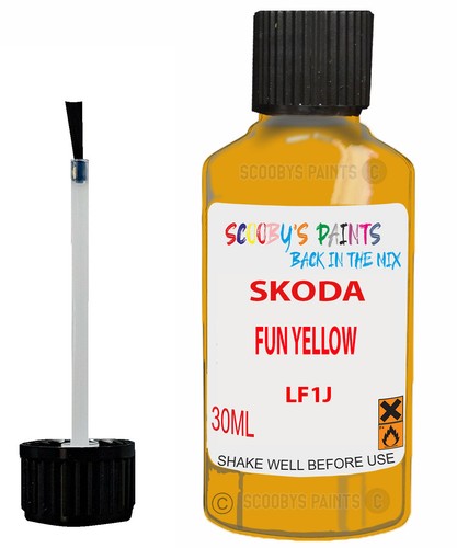 Paint for skoda fun yellow - paint,