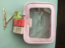 New NailsInc Topless Nail polish with cuticle oil, cosmetic bag & rose gold tool