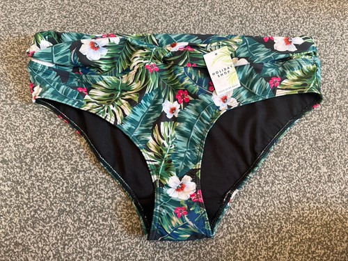 Tropical leaf print bikini - tropical,