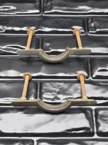 Unusual pair brass - pair, drawer