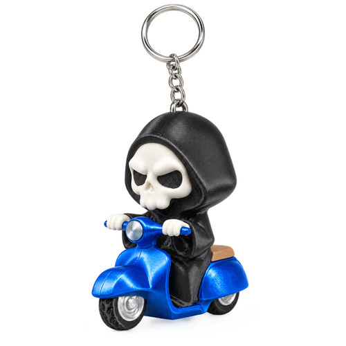Grim reaper scooter keyring - grim,