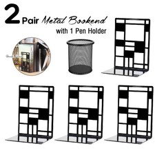 Set of  5 pcs Metal Bookends