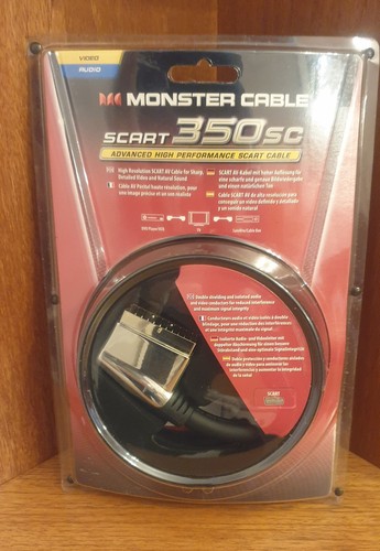 Monster cable scart lead 350sc - monster,