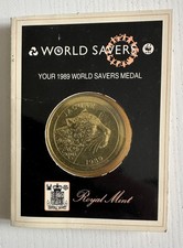 1989 NatWest World Savers Medal Coin Jaguar Royal Mint