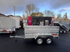 BRAND NEW NIEWIADOW 7,7FT x 4,2FT TWIN AXLE DOUBLE BROADSIDE TRAILER