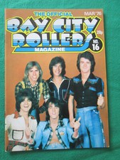 BAY CITY ROLLERS - OFFICIAL MAGAZINE - NUMBER 16 - MARCH 1976