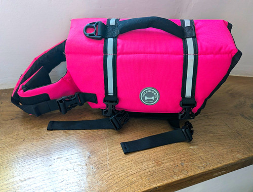 Vivaglory pink dog life jacket - vivaglory,
