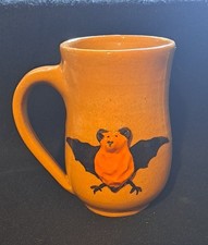  Earth Art NZ Pottery Elegant Bat mug.