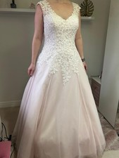 Wedding dress size 16 Brand New Never Worn Blush Pink RRP £1200