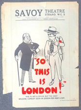 1923 poster savoy theatre so - poster,