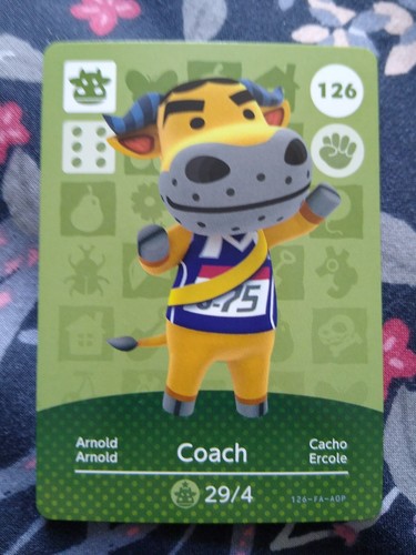 Coach animal crossing amiibo - coach,