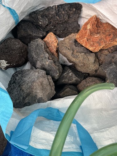 Lava rocks for - , aquarium,