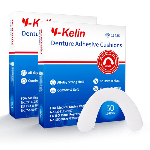 Lower denture adhesive - lower,