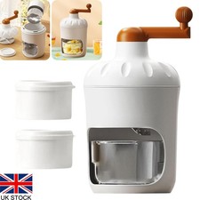 Manual Ice Crusher Ice Shaver, Portable Slush Machine and Snow Cone Machine