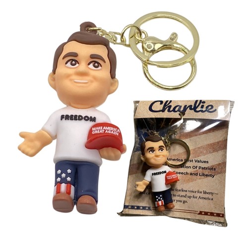 Premium charlie kirk keychain - premium,