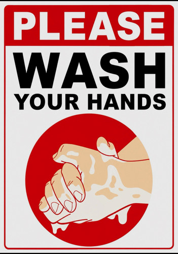 Laminated please wash - please, your