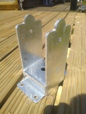 4x Modern Pergola Bracket Feet