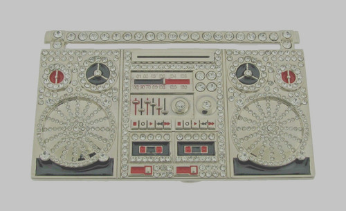 Vintage boombox belt buckle - vintage,