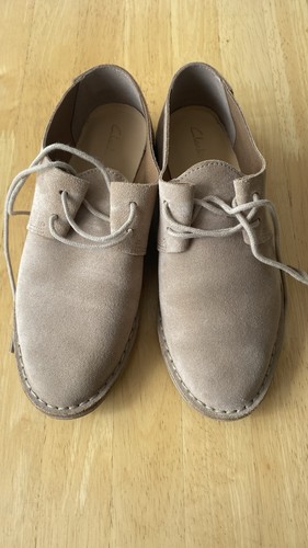 Clarks beige suede - clarks,