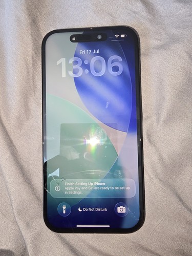 Faulty iphone 128gb black - faulty, 15