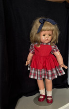 Effanbee Doll Vintage “Patsy Lou”Toddler 23” Composition 1930’s Member Pin