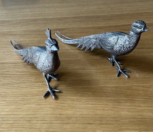 Vintage pair silver tone - of,