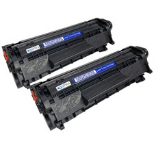 2 Black Toner Cartridge for HP