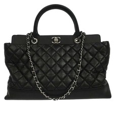 Chanel Black Calfskin Bi-Coco