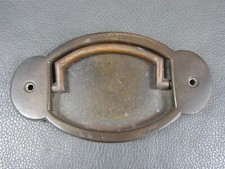 Antique brass box flush carrying handle spares parts